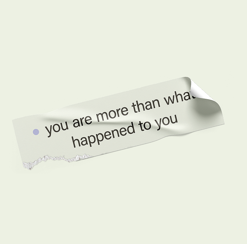 you are more than what happened to you sticker