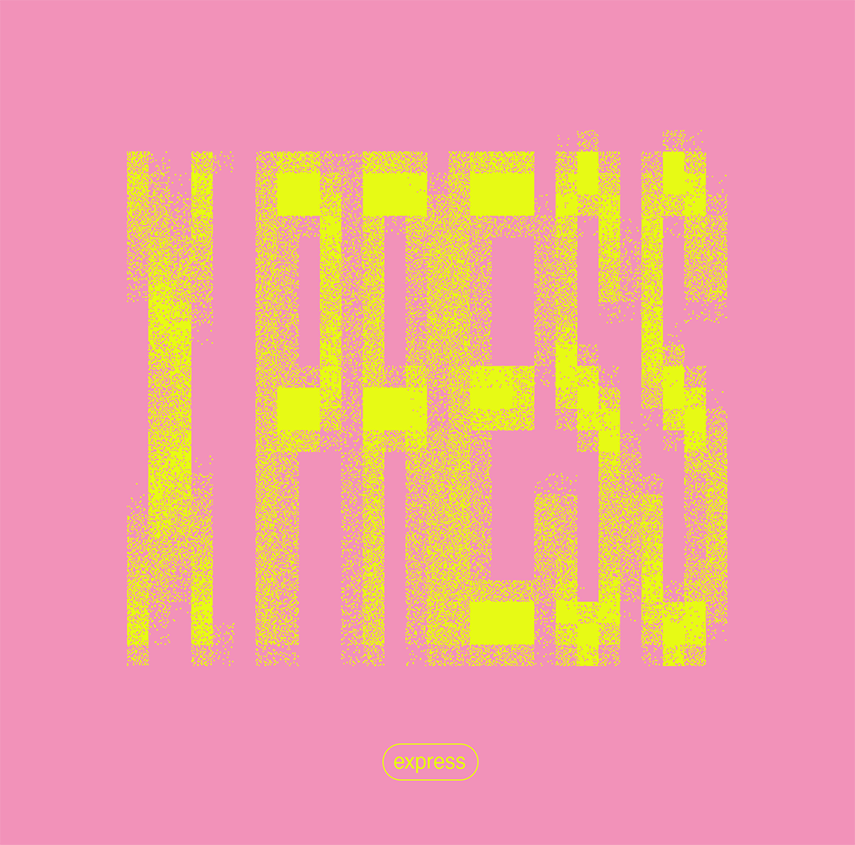 xpress typography pink version